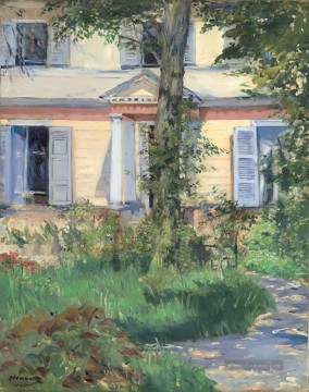  Manet Maler - Das Haus bei Rueil Realismus Impressionismus Edouard Manet